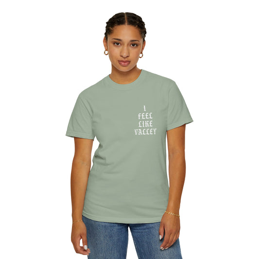 Valley Graphic T-Shirt — "I Feel Like Valley" Retro Gothic Tee