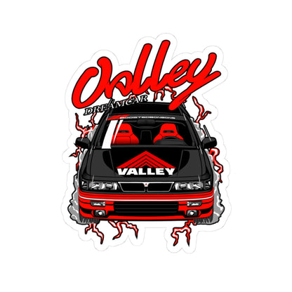 "Option" JDM Magazine Inspired Sticker — ValleyDreamCar Galant Kiss-Cut Decal