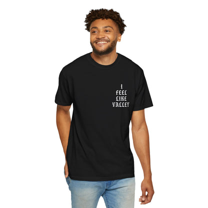 Valley Graphic T-Shirt — "I Feel Like Valley" Retro Gothic Tee