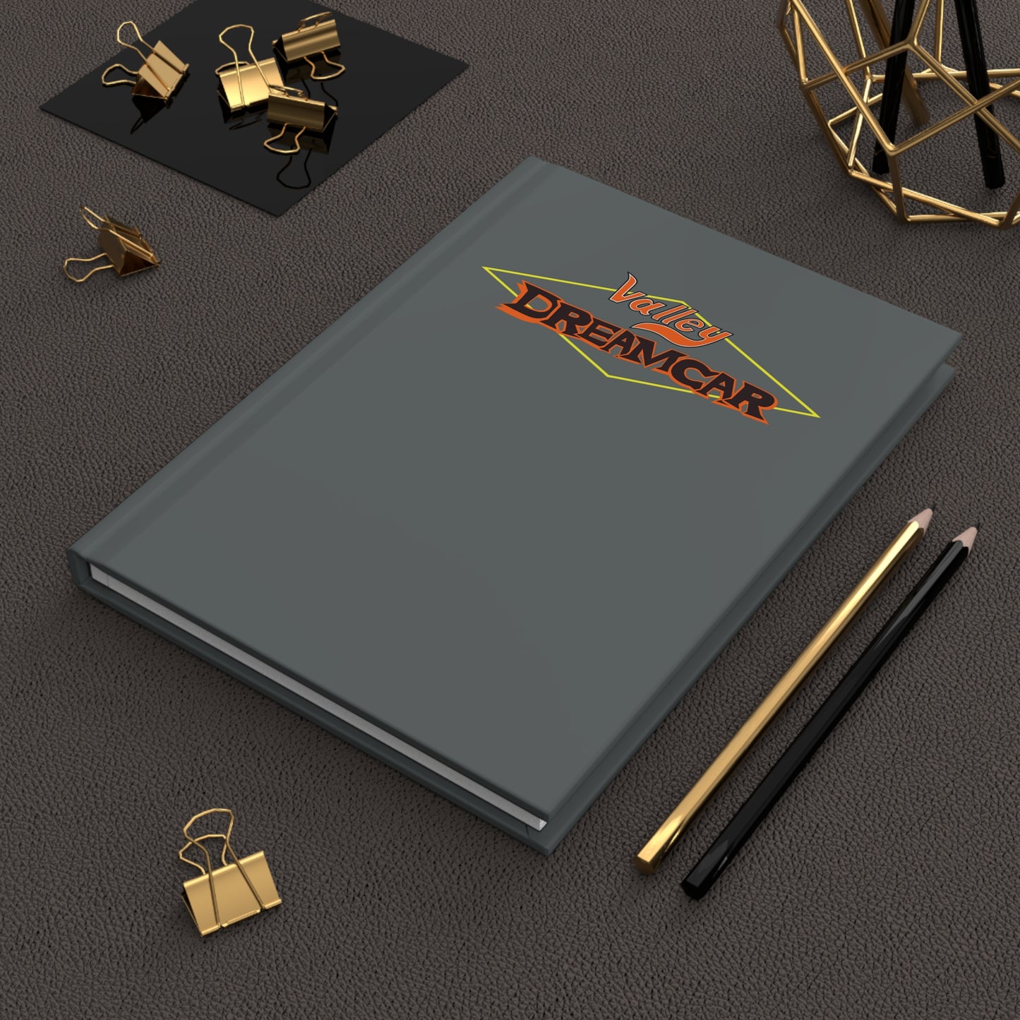 ValleyDreamcar Hardcover Journal — Donut Shop style Notebook