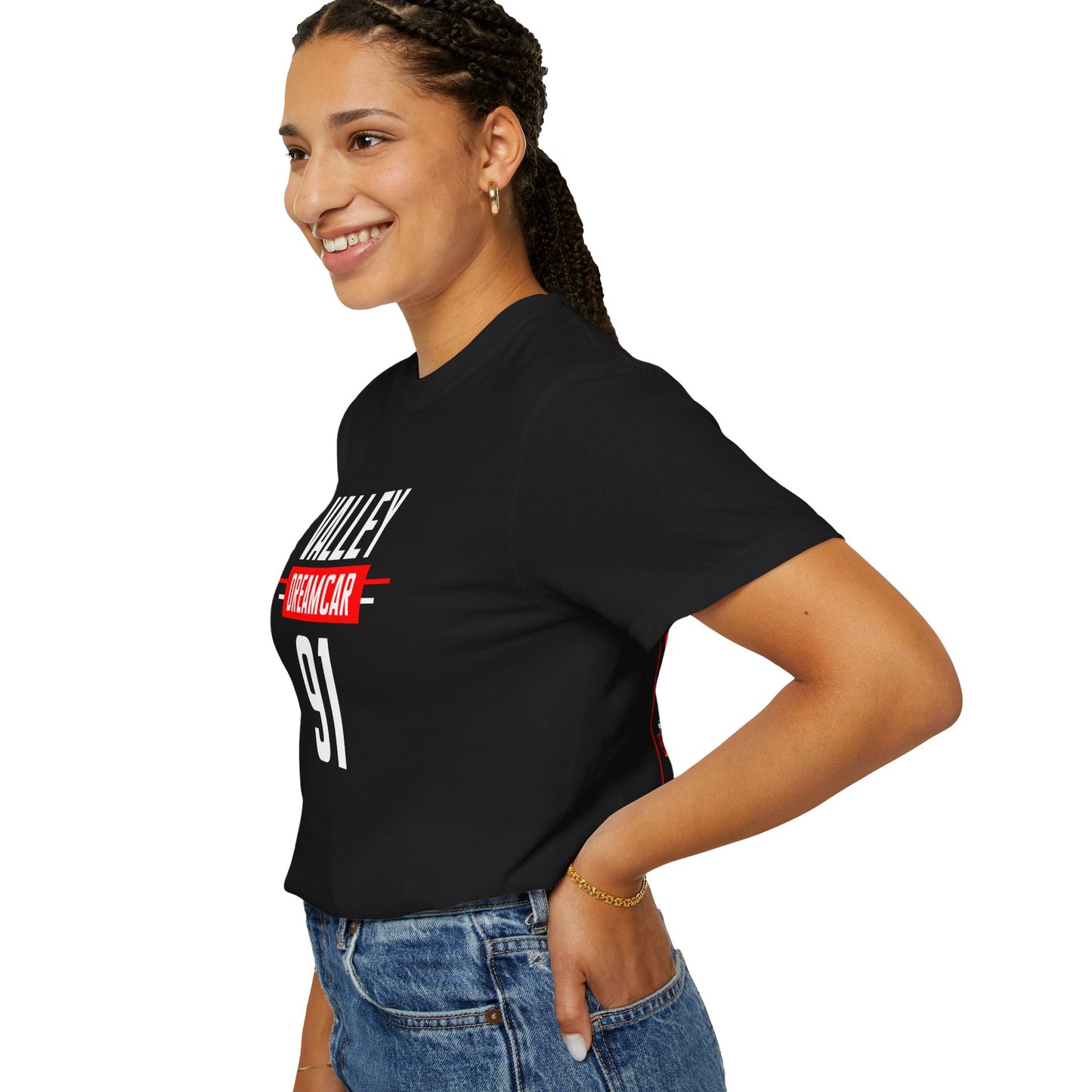 Valley Dreamcar 91 Racing T-Shirt — Retro Car Blueprint Tee