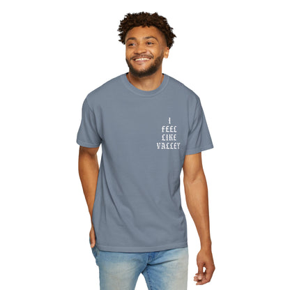 Valley Graphic T-Shirt — "I Feel Like Valley" Retro Gothic Tee