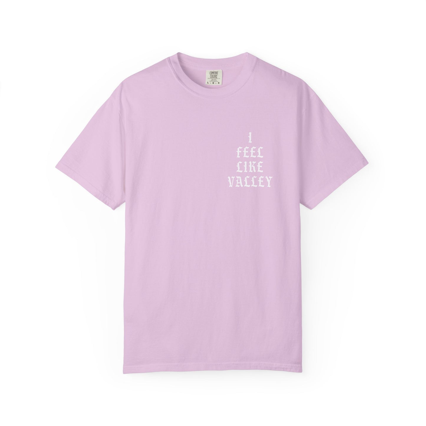 Valley Graphic T-Shirt — "I Feel Like Valley" Retro Gothic Tee