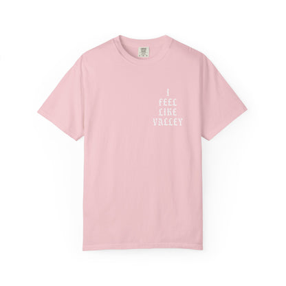 Valley Graphic T-Shirt — "I Feel Like Valley" Retro Gothic Tee
