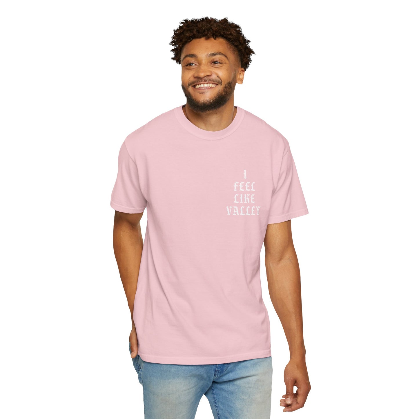 Valley Graphic T-Shirt — "I Feel Like Valley" Retro Gothic Tee