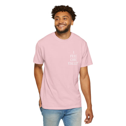 Valley Graphic T-Shirt — "I Feel Like Valley" Retro Gothic Tee